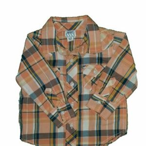 Old Navy Orange Flannel